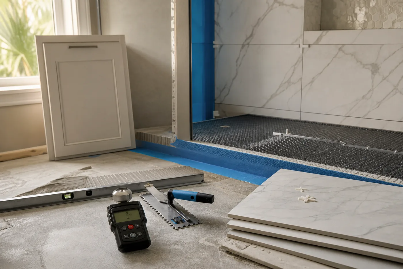 Careful bathroom remodeling craftsmanship detail